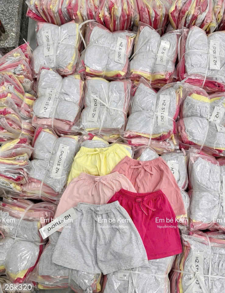 HCS (26k320) Combo 5 quần zip đùi cho bé siêu xinh - 140