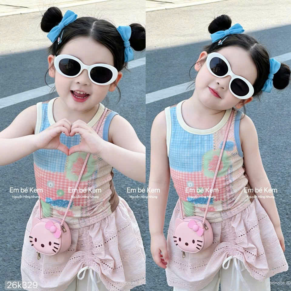 HCS (26k329) Túi xách hellokitty mini dáng tròn nhiều màu cho bé - HỒNG