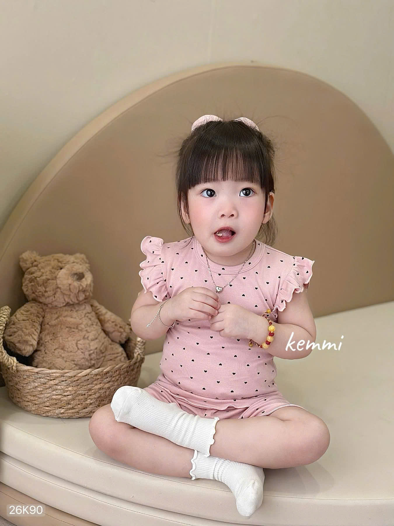 HCS [Kemmi](26K90) Set bộ cánh tiên viền bèo 3 mẫu cho bé siêu xinh (0-6_lẻ 89k)