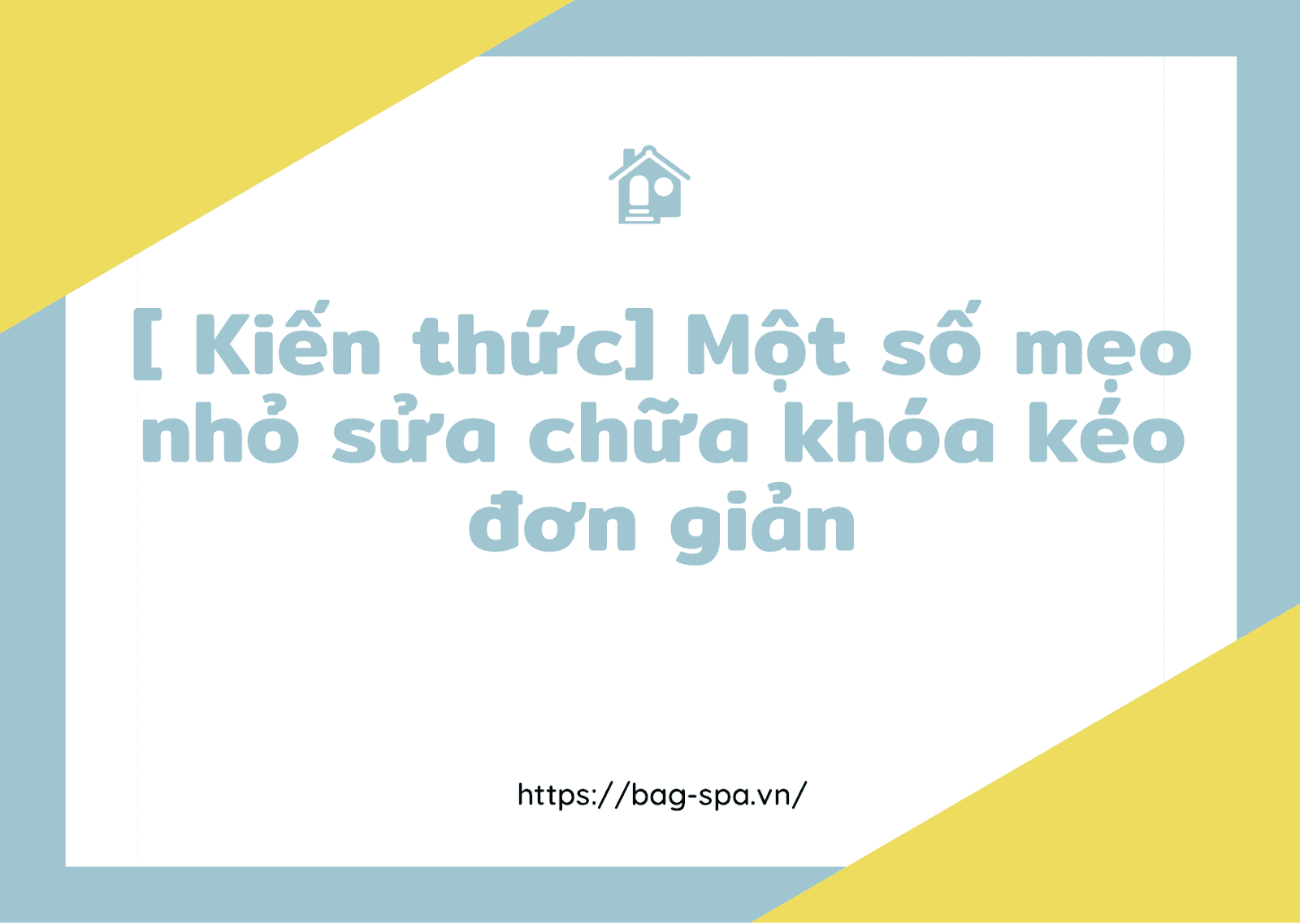 [ Kiến thức] Một số mẹo nhỏ sửa chữa khóa kéo đơn giản