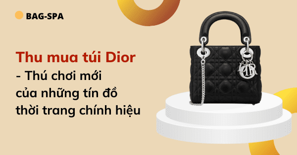 Thu mua túi Dior - Thú chơi mới của những tín đồ thời trang chính hiệu