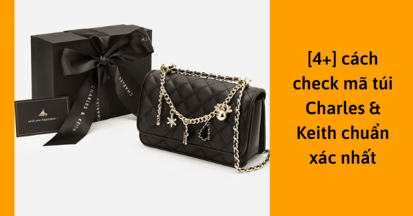 [4+] cách check mã túi Charles & Keith chuẩn xác nhất