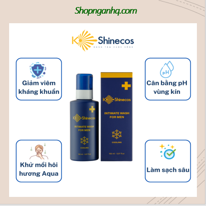 Dung dịch vệ sinh cho Nam K Shinecos INTIMATE WASH FOR MEN 150ml