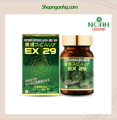 Viên uống tăng sức đề kháng và phục hồi thể lực BIKEN SPIRULINA EX 29