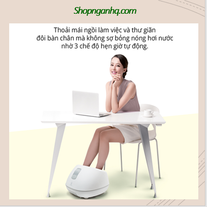 Máy massage chân bằng hơi nước Ogawa