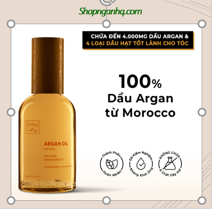 Dầu dưỡng tóc Shirley Curly Argan oil for hair