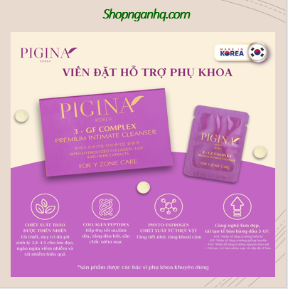 Hộp lẻ 6 viên đặt phụ khoa Pigina