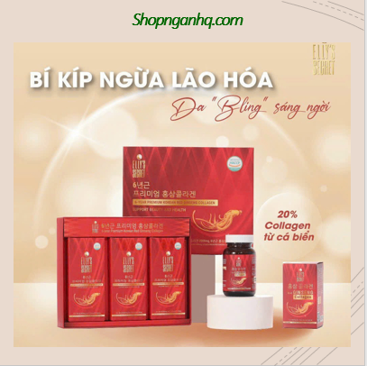 Viên uống Hồng Sâm Collagen cao cấp Hàn Quốc