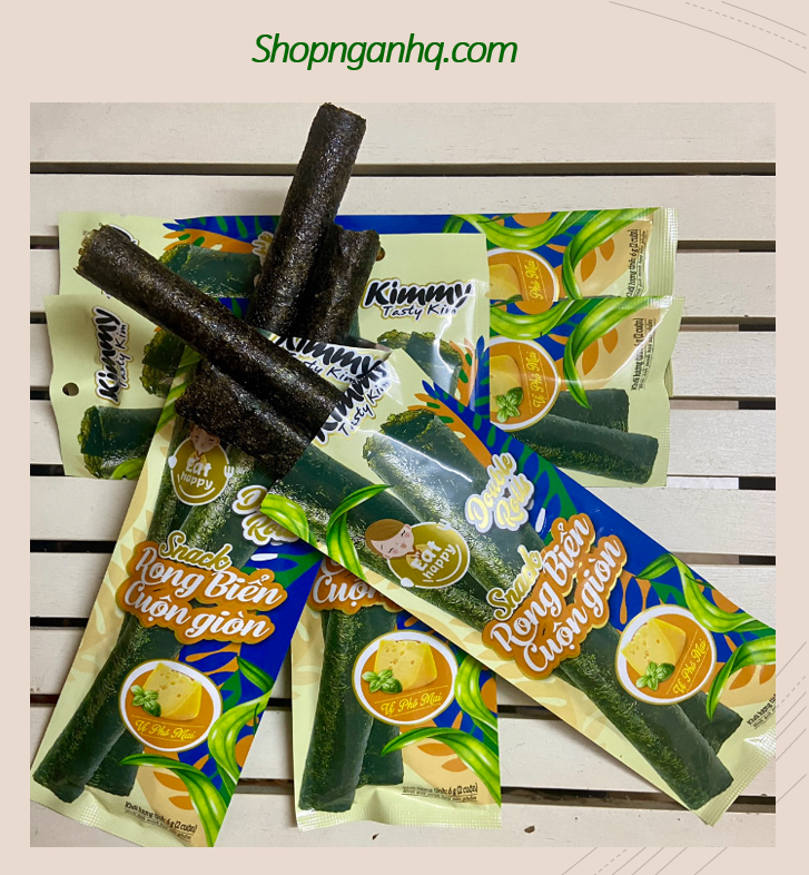 Snack rong biển cuộn giòn Kimmy