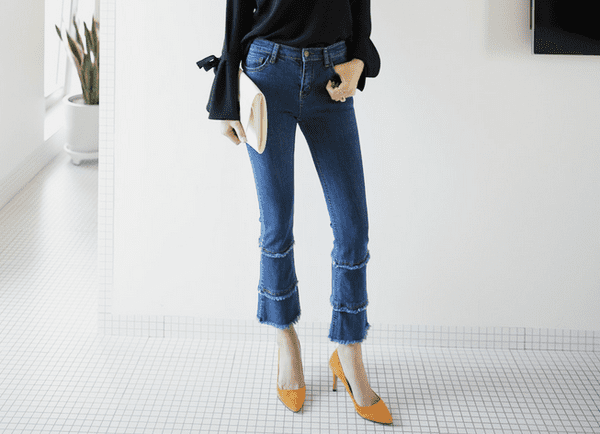 Công thức Mix đồ với Quần Jean ống vẩy