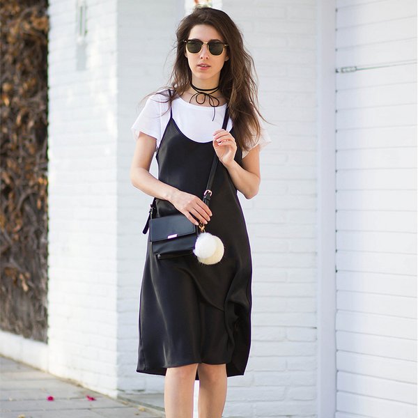 Áo thun nữ croptop màu đen ASM15-02 | Thời trang công sở K&K Fashion