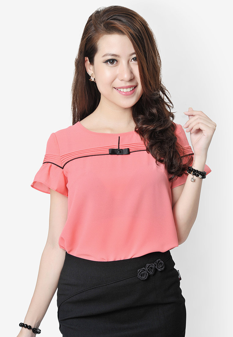 SM mí lé ngang ngực - Hồng - S