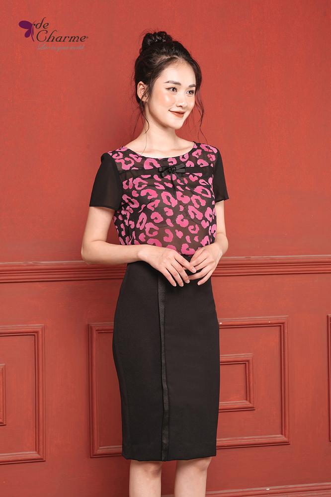 Sơ mi hoa phối tay + ngực(Next) - Khác - M
