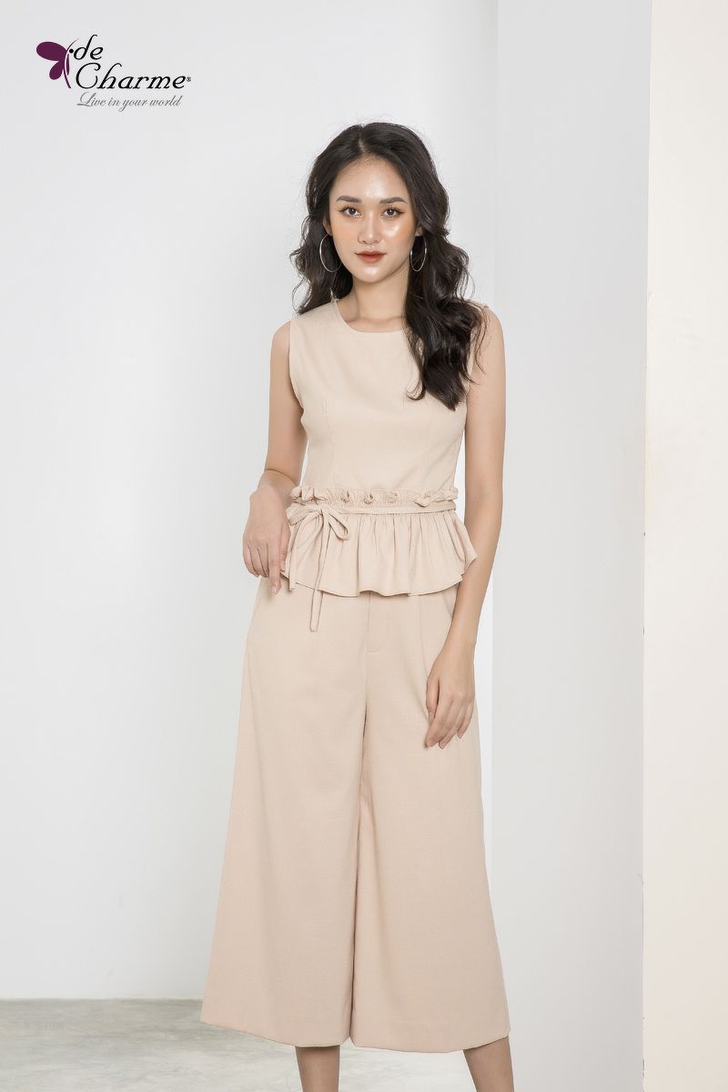 Sơ mi peplum chun eo