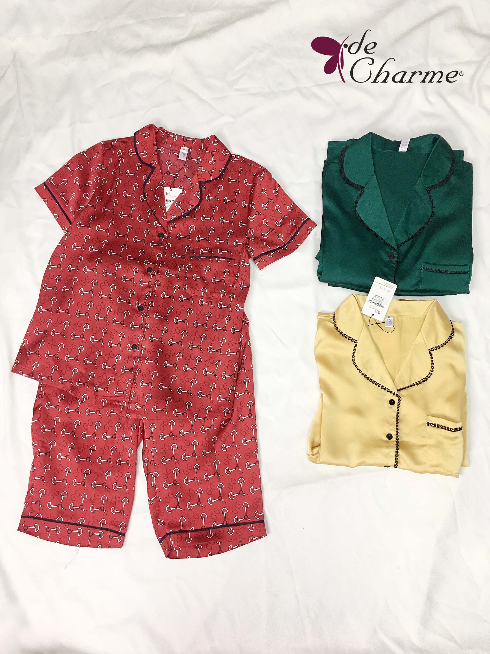 Bộ pijama lửng mí trang trí (Home)