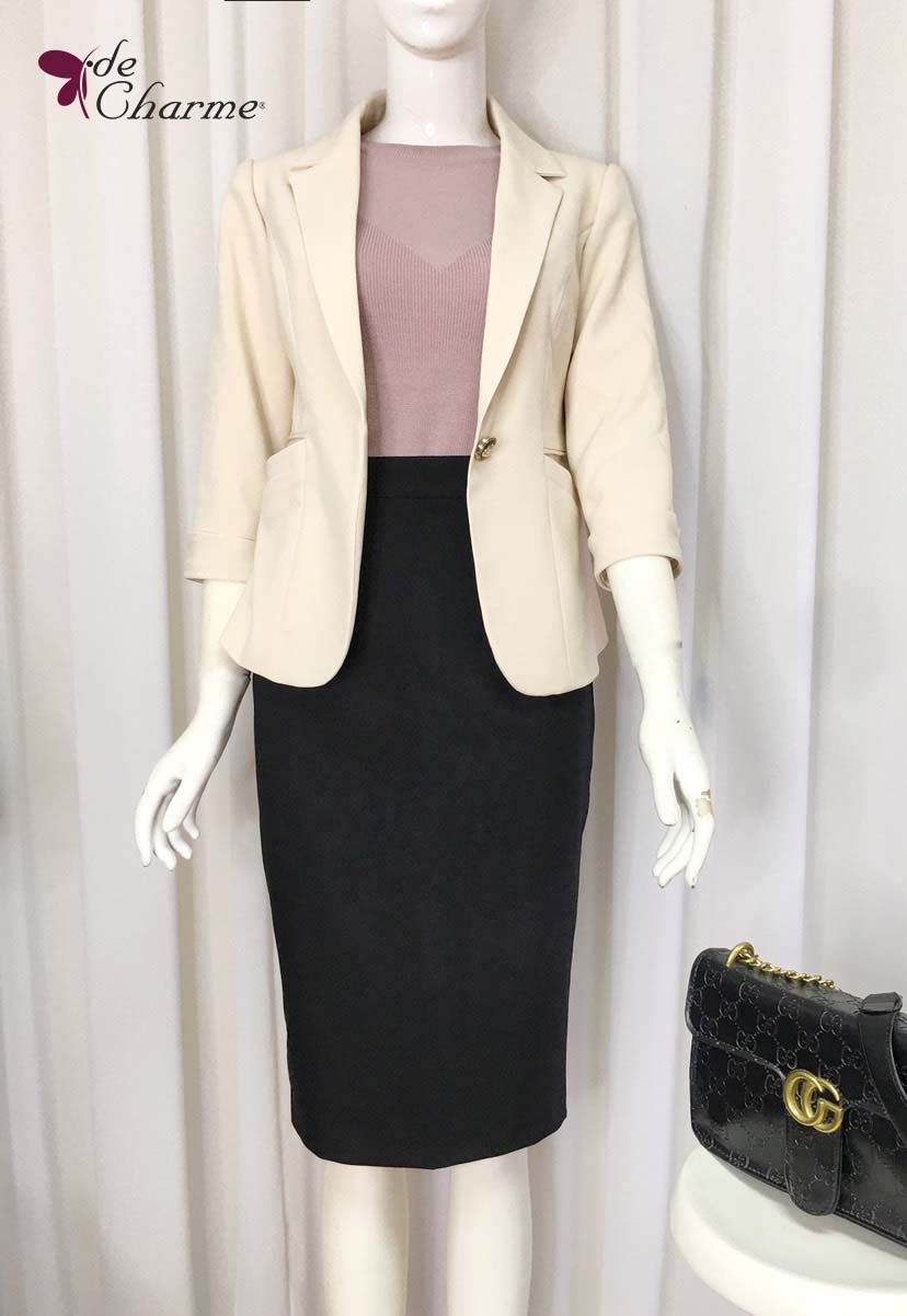 Vest tay lửng lơ vê gấu - Be - S