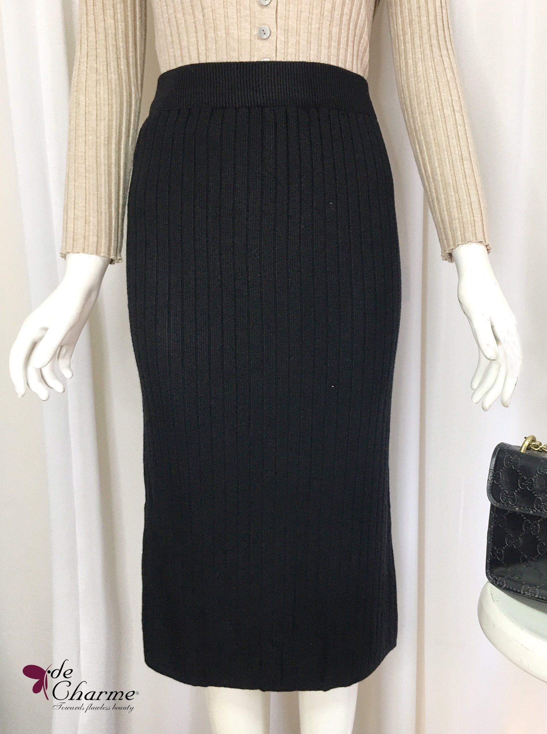 Mua Chân váy bút chì, chân váy len dày dặn Cv07 - đen tại Haint Boutique  Official | Tiki