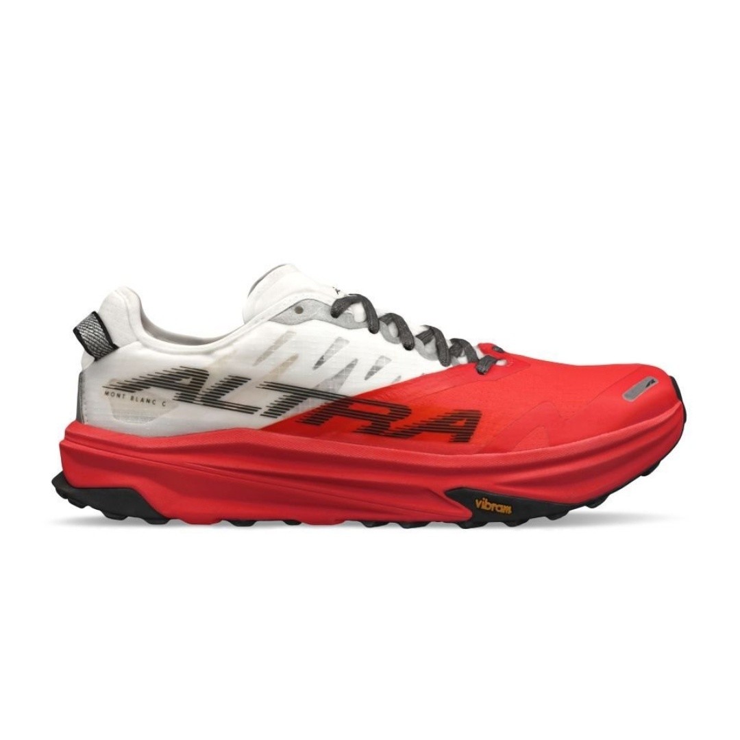 Giày Chạy Trail Nam Altra Mont Blanc Carbon - White/ Coral