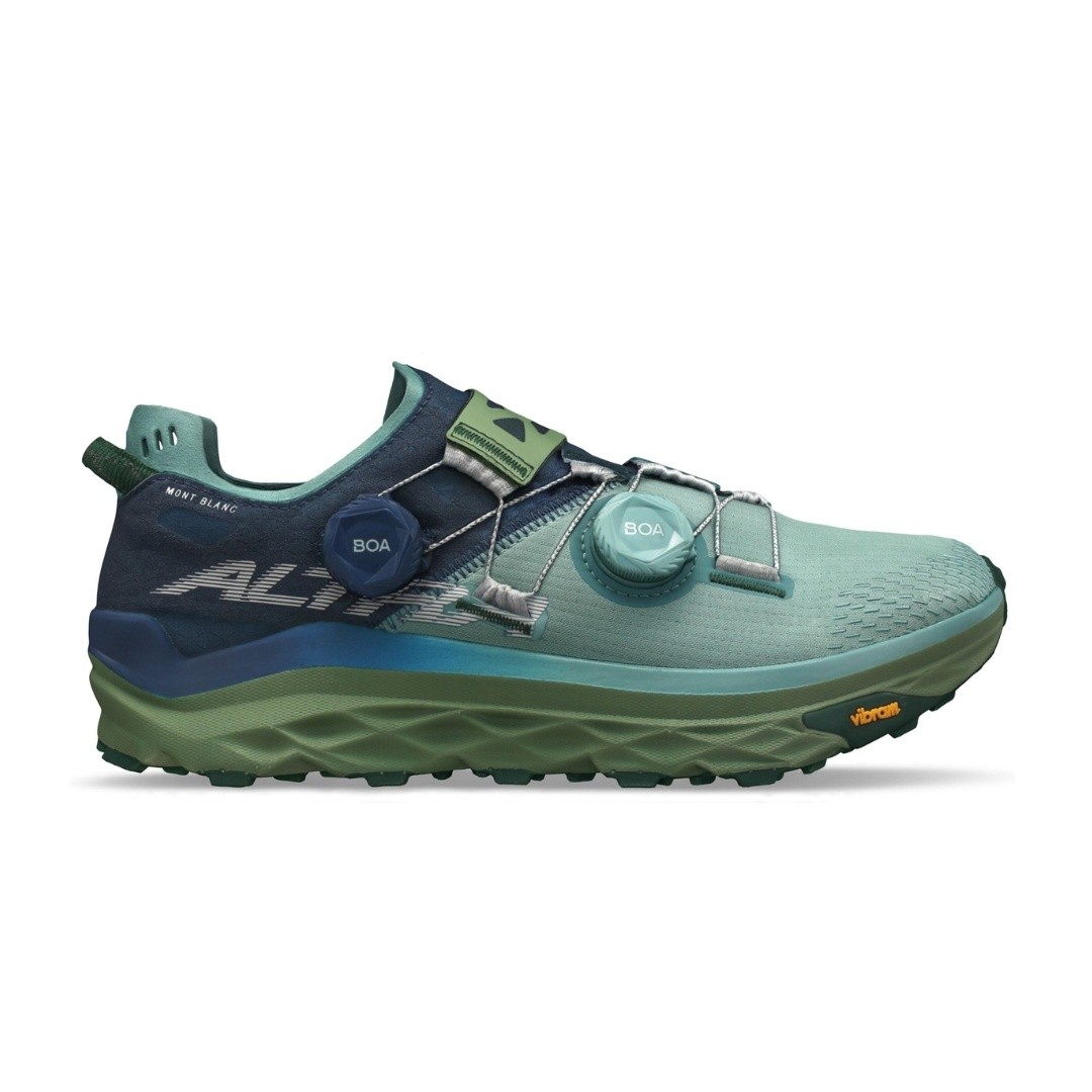 Giày Chạy Trail Nam Altra Mont Blanc BOA - Blue/Green