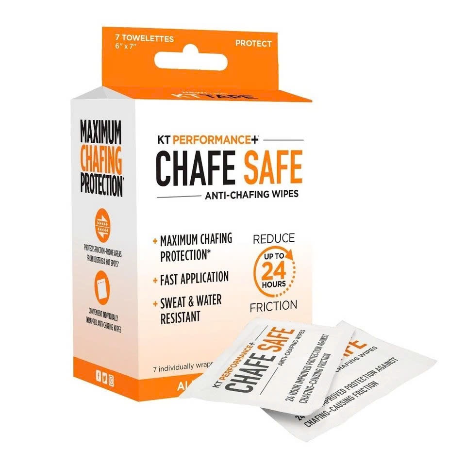 Khăn chống chafing - KT PERFORMANCE+® CHAFE SAFE™ ANTI-CHAFING WIPES