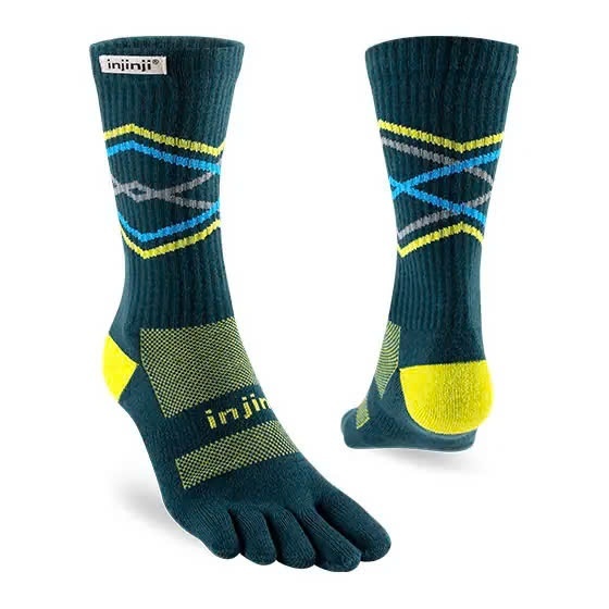 TẤT XỎ NGÓN CHẠY ĐỊA HÌNH INJINJI TRAIL MIDWEIGHT CREW - ECLIPSE