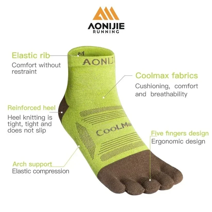 Vớ Xỏ Ngón Cổ Trung Aonijie E4838 - Xanh Lá