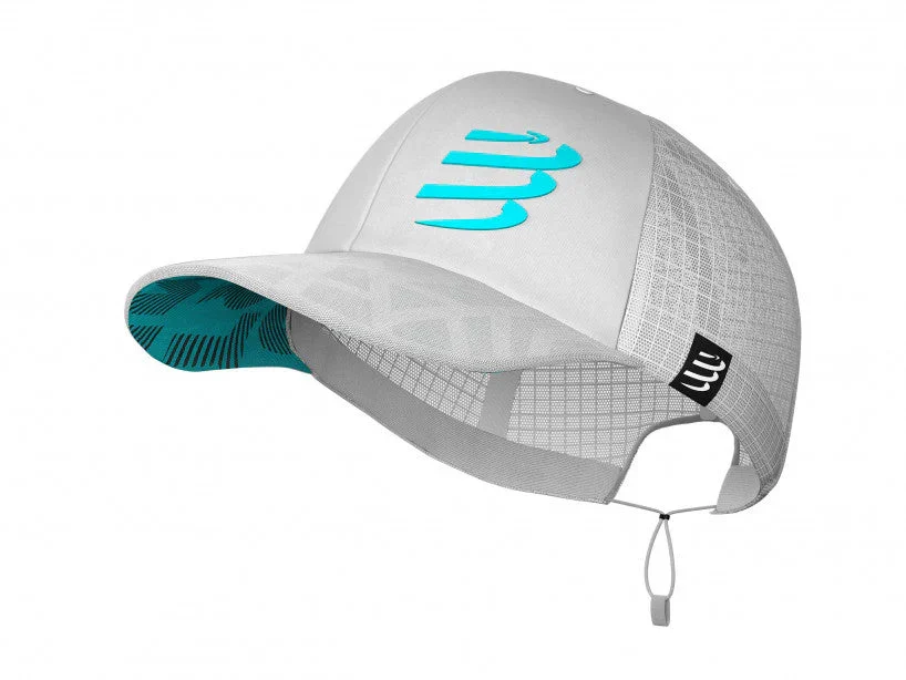 Mũ Chạy Bộ Compressport Trucker Cap - White