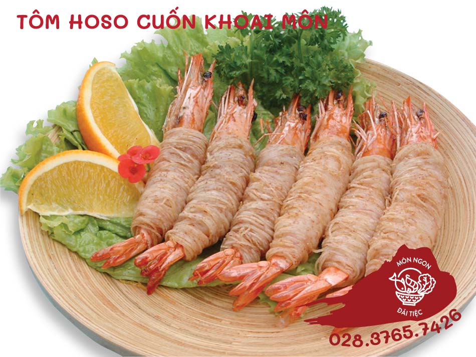 Tôm Hoso Cuốn Khoai Môn