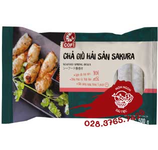 CHẢ GIÒ HẢI SẢN SAKURA 500G