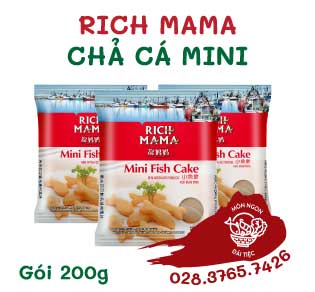 CHẢ CÁ MINI 200G - RICH MAMA