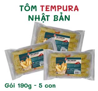 TÔM TEMPURA 190G - 5CON