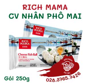 CÁ VIÊN NHÂN PHÔ MAI 250G - RICH MAMA