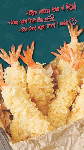 TÔM TEMPURA HỘP 1KG (40 CON)