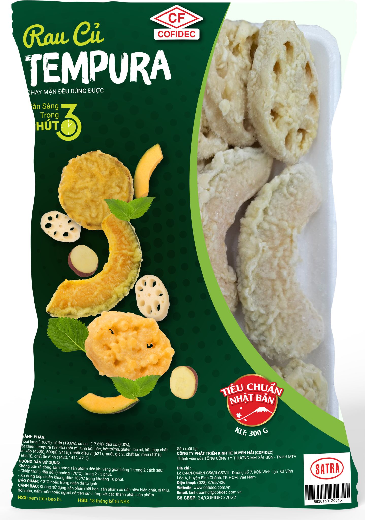 RAU CỦ TEMPURA 300G