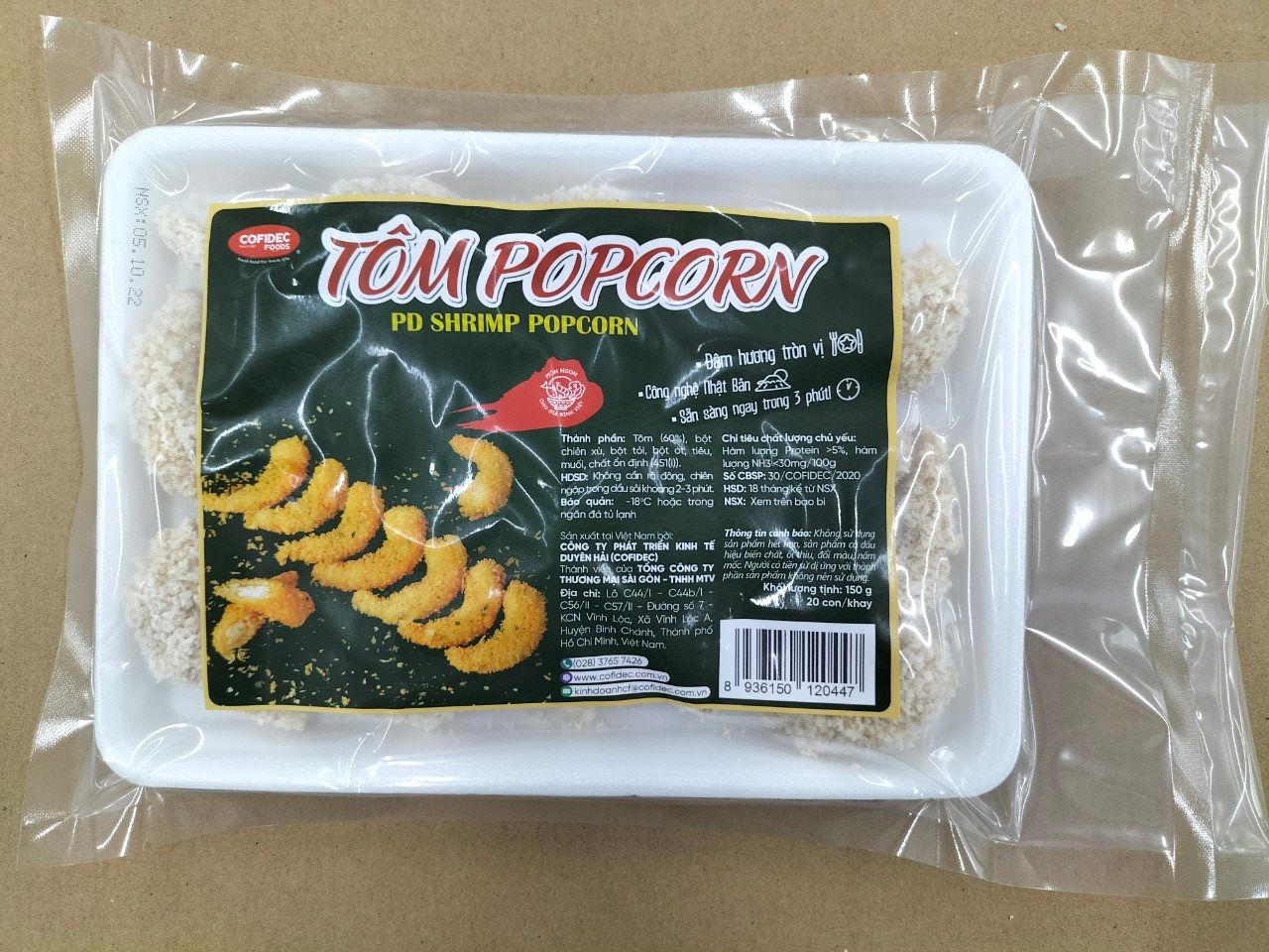 TÔM POPCORN 150G