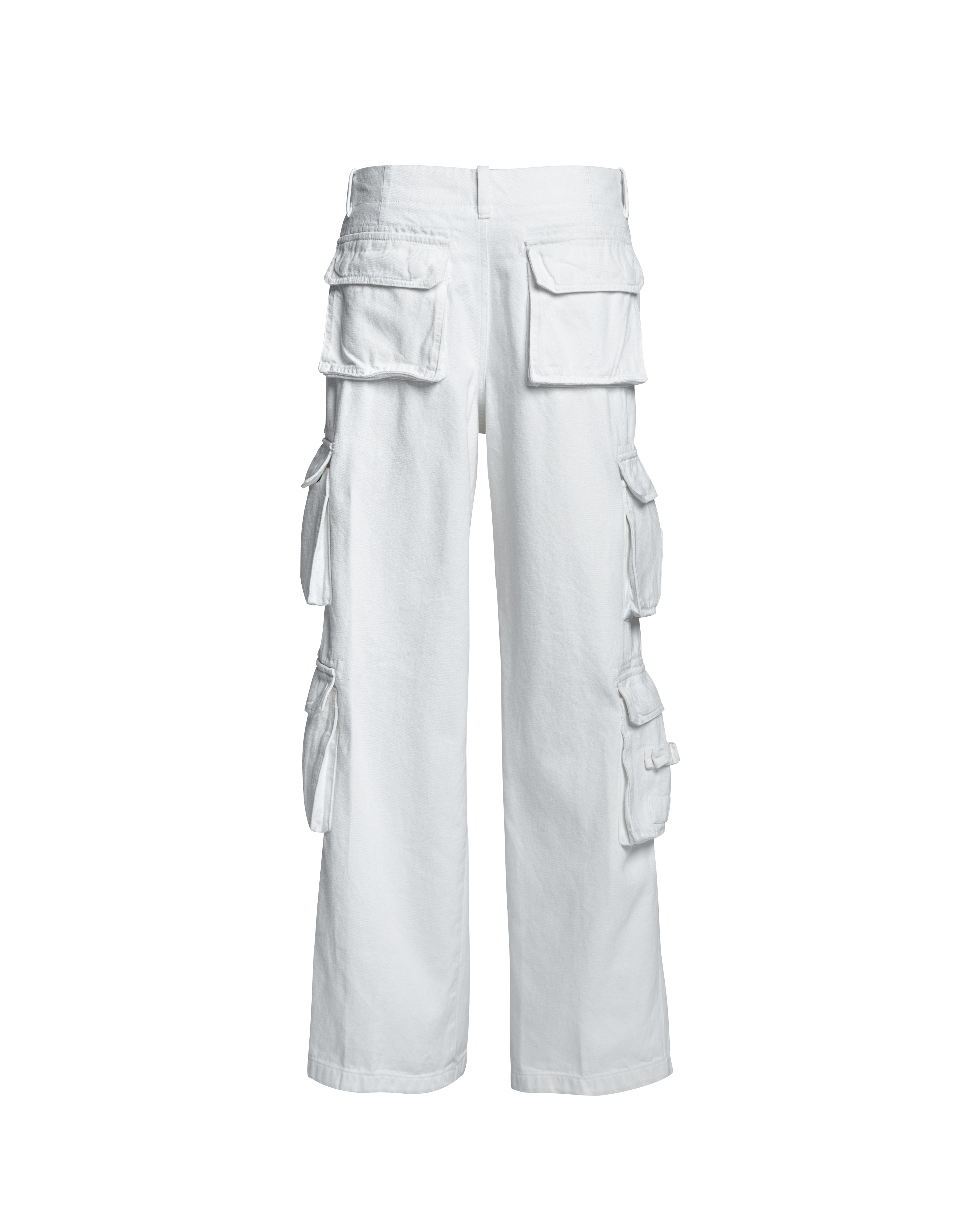 STRESSMAMA CARGO PANTS V2 - WHITE