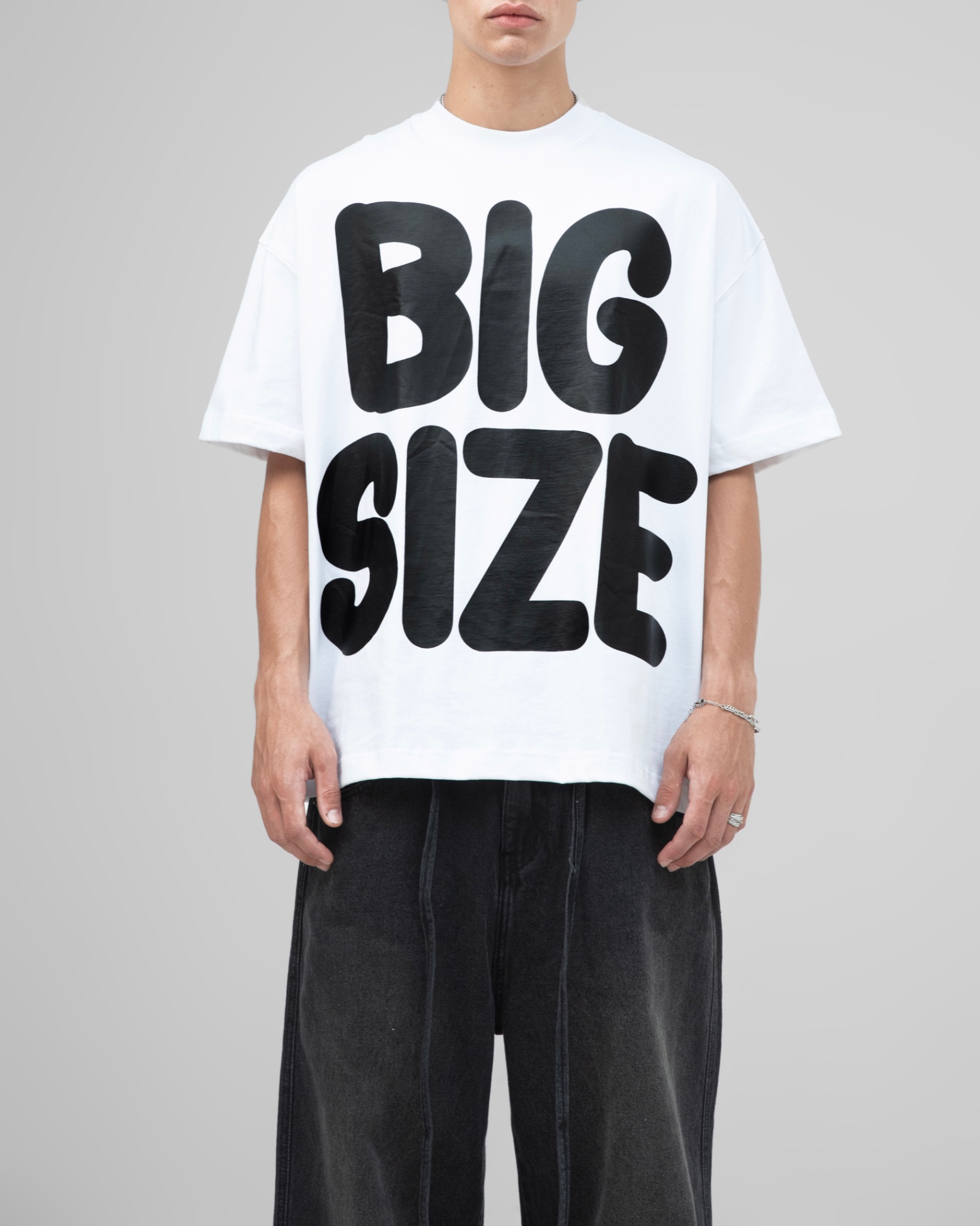 SSMA BIG SIZE T-SHIRT - WHITE