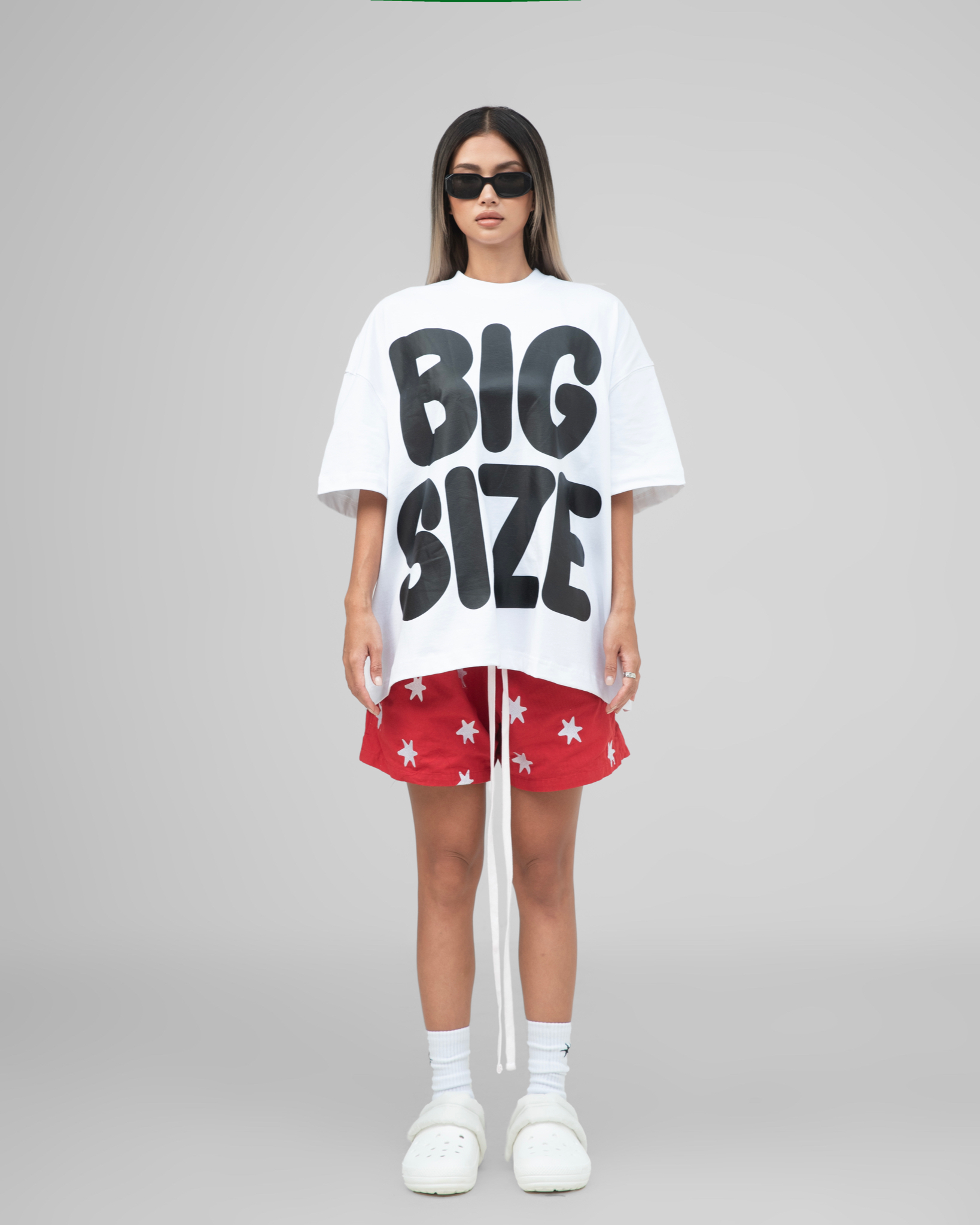 SSMA BIG SIZE T-SHIRT - WHITE