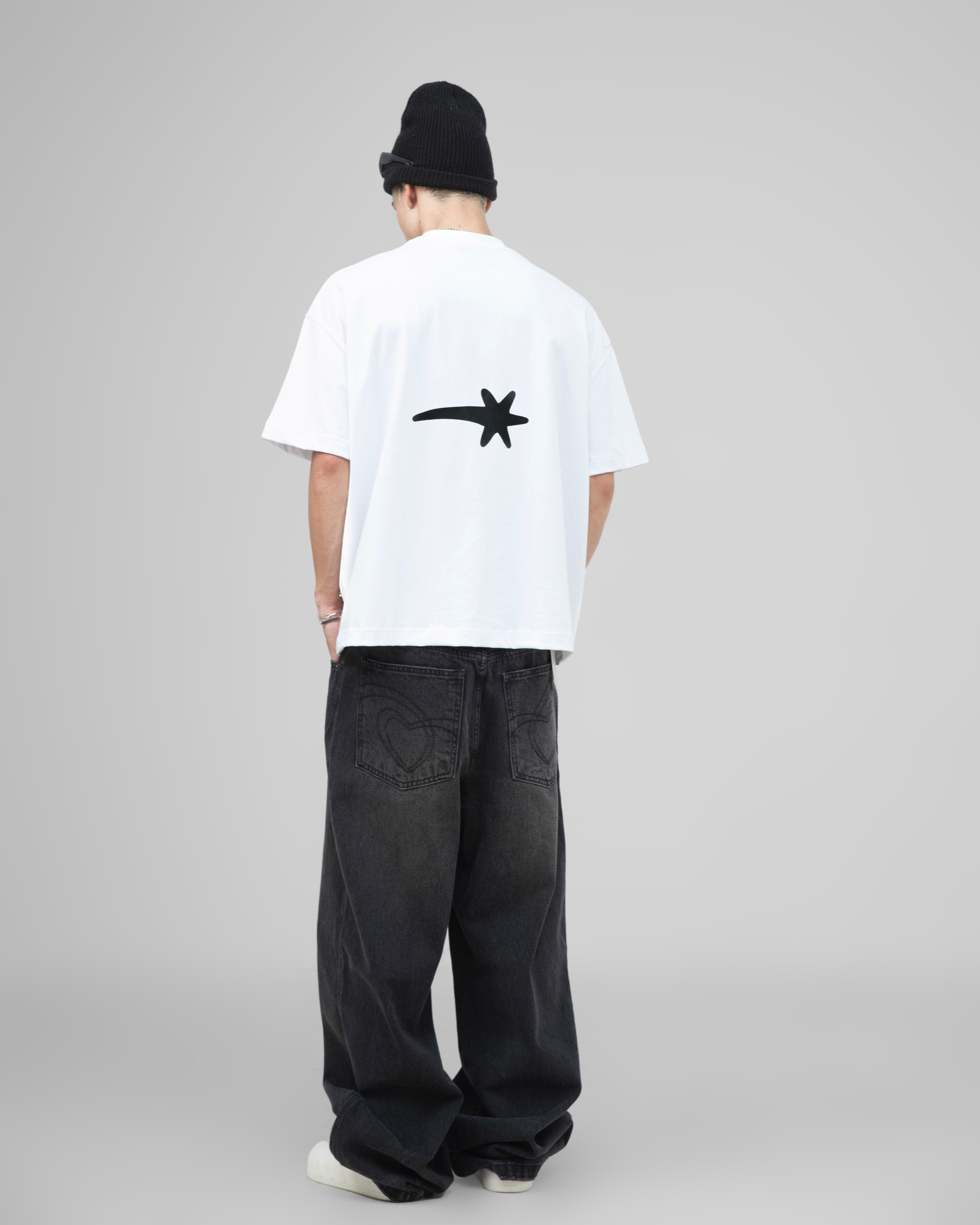 SSMA BIG SIZE T-SHIRT - WHITE