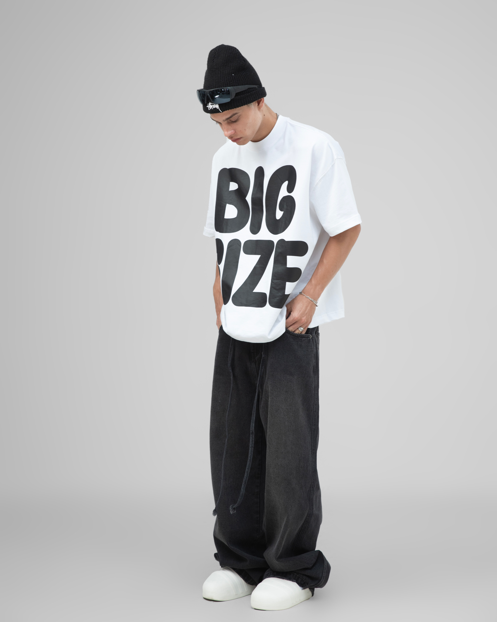 SSMA BIG SIZE T-SHIRT - WHITE