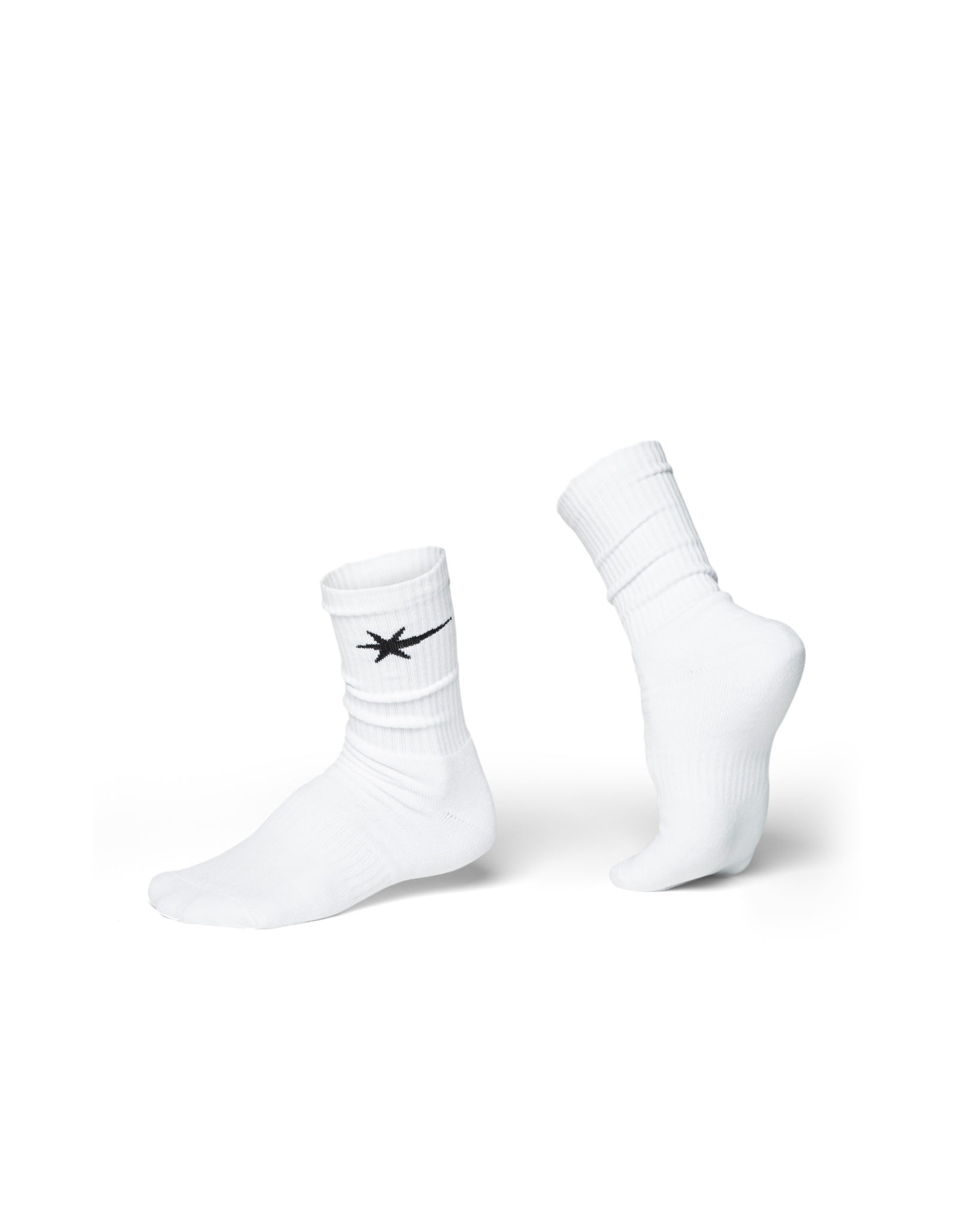 SSMA COMET LOGO SOCKS - WHITE - FREE SIZE