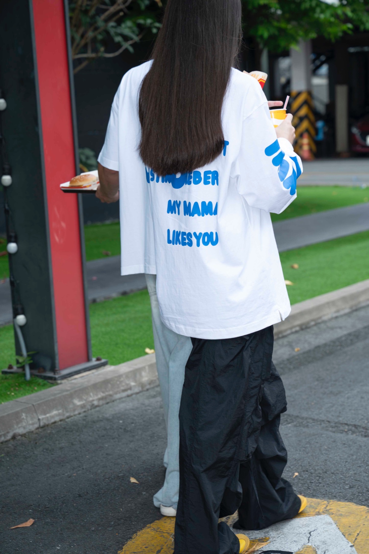 STRESSMAMA LOVE YOU LONGSLEEVE - WHITE