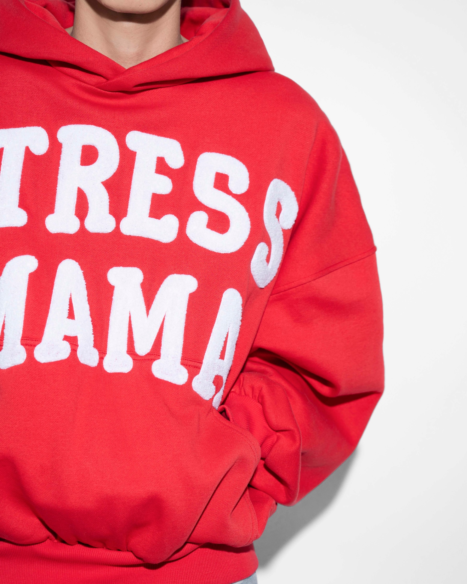 SSMA EMBROIDERY HOODIE - RED