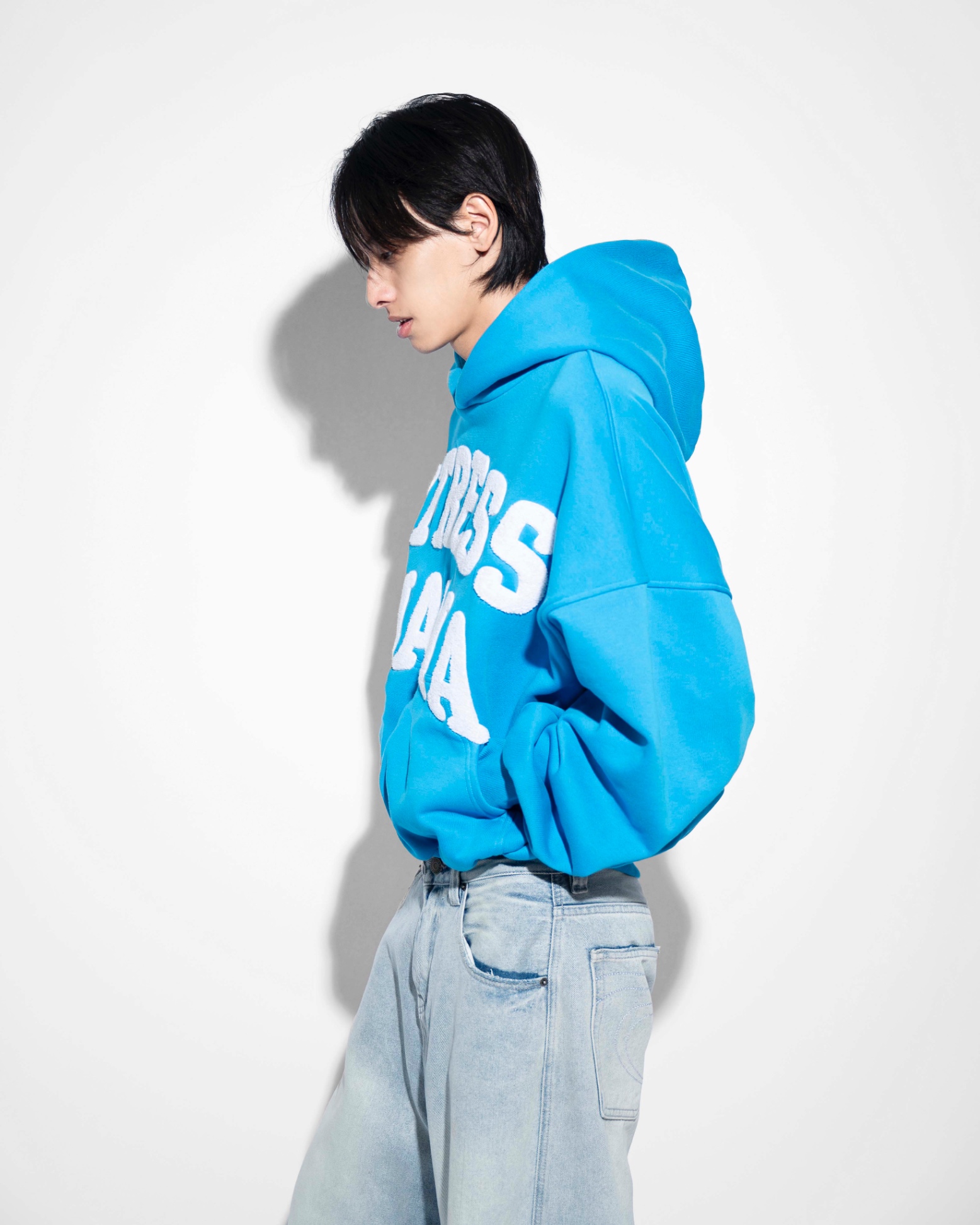 SSMA EMBROIDERY HOODIE - BLUE