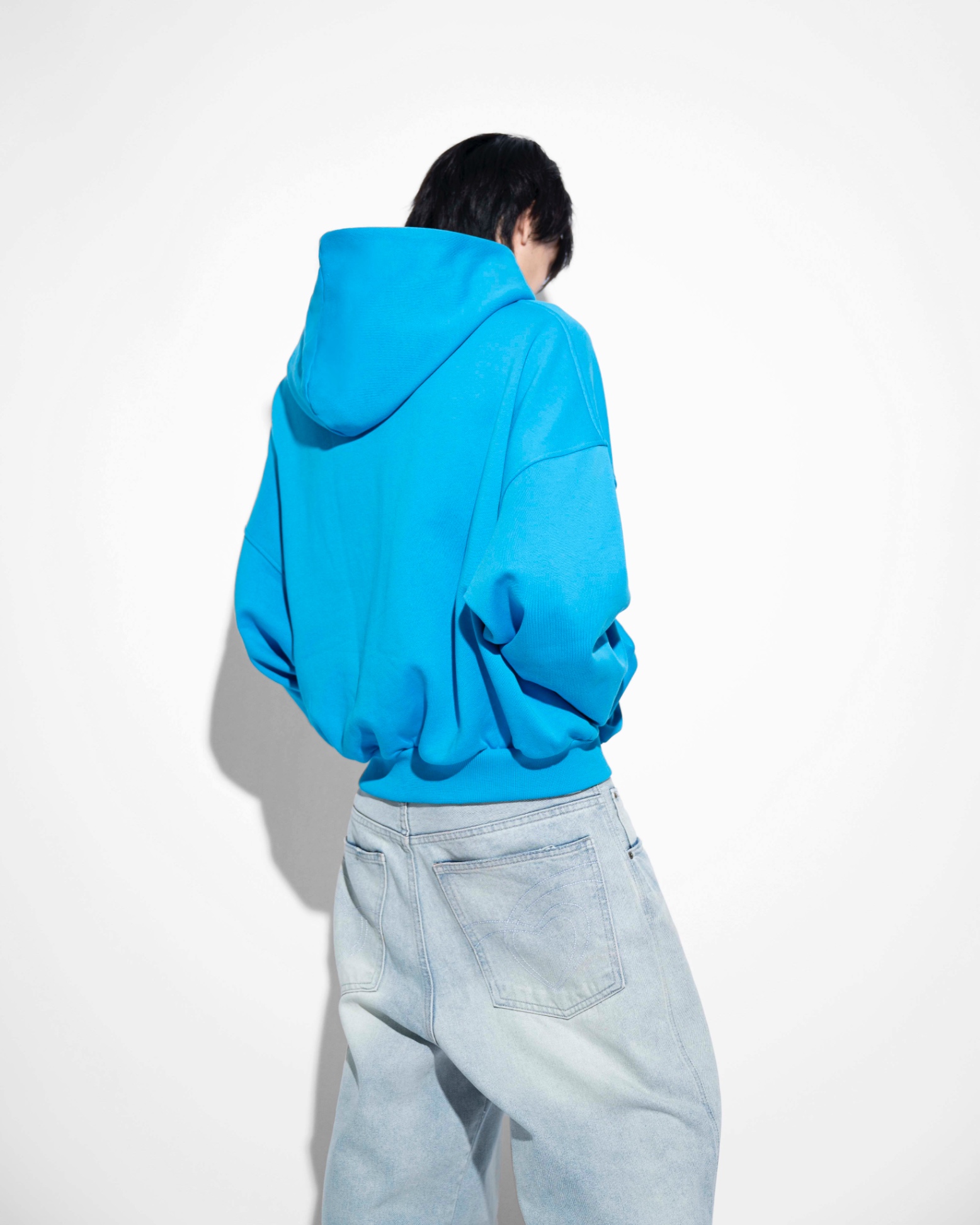 SSMA EMBROIDERY HOODIE - BLUE