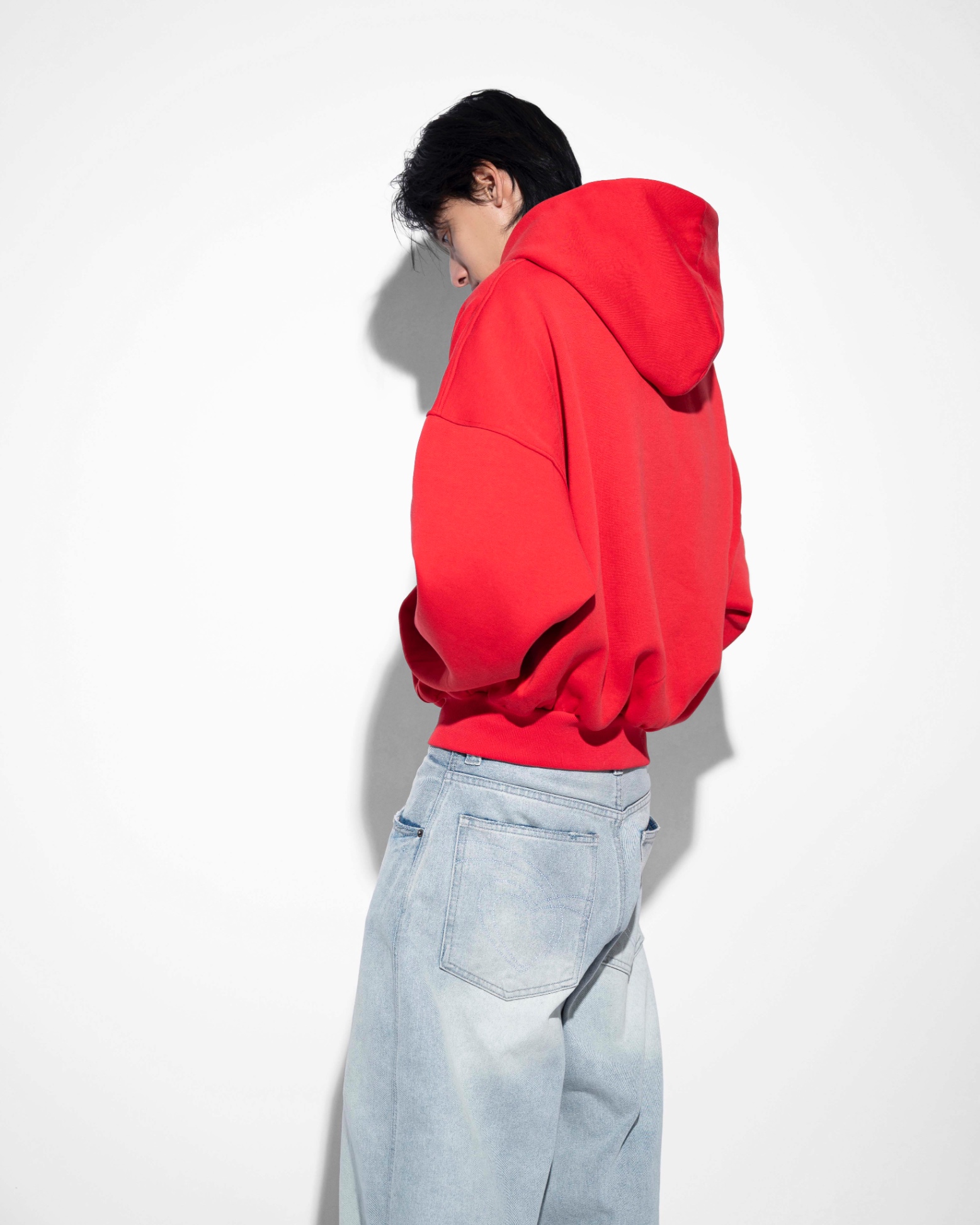 SSMA EMBROIDERY HOODIE - RED