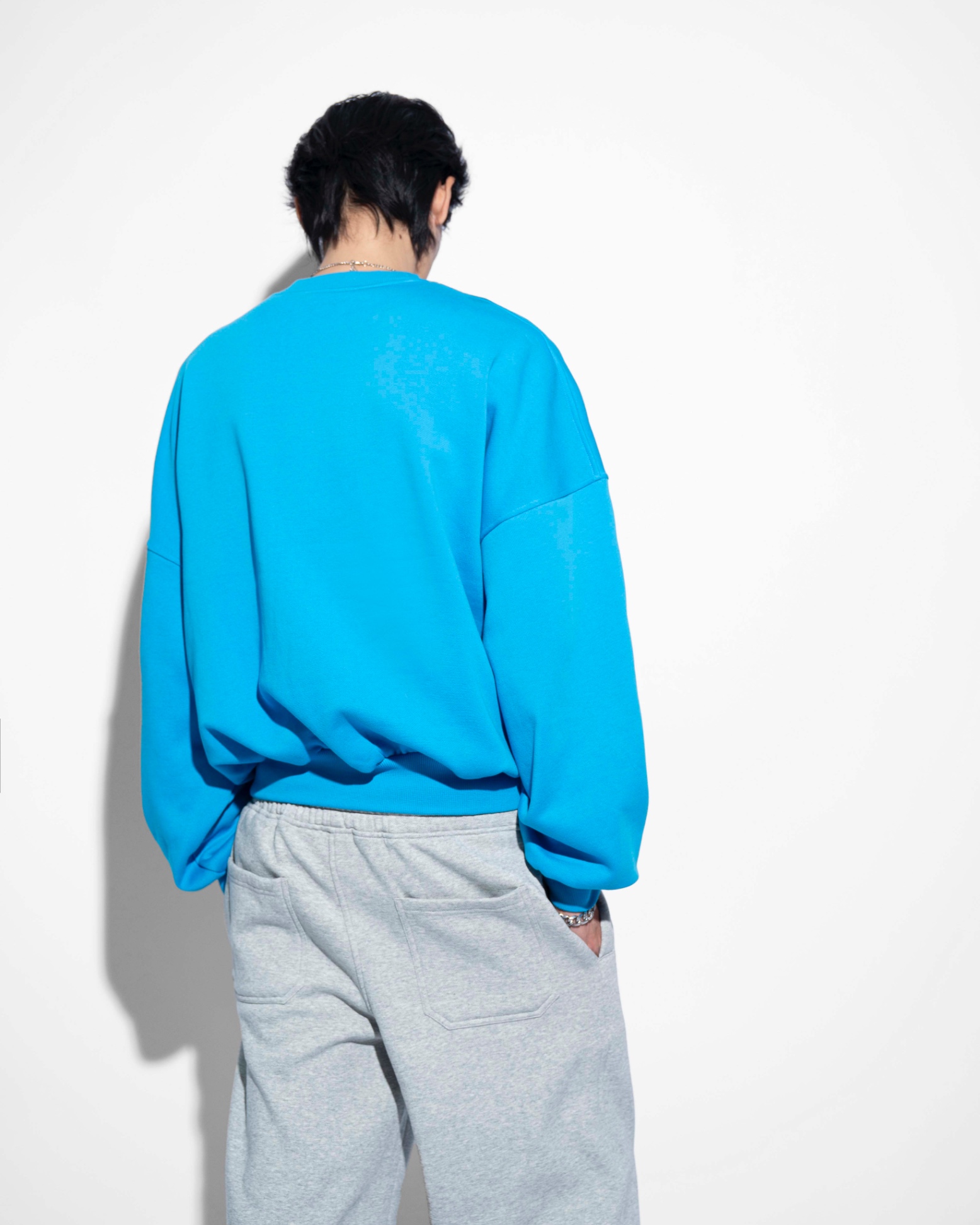 SSMA EMBROIDERY SWEATER - BLUE