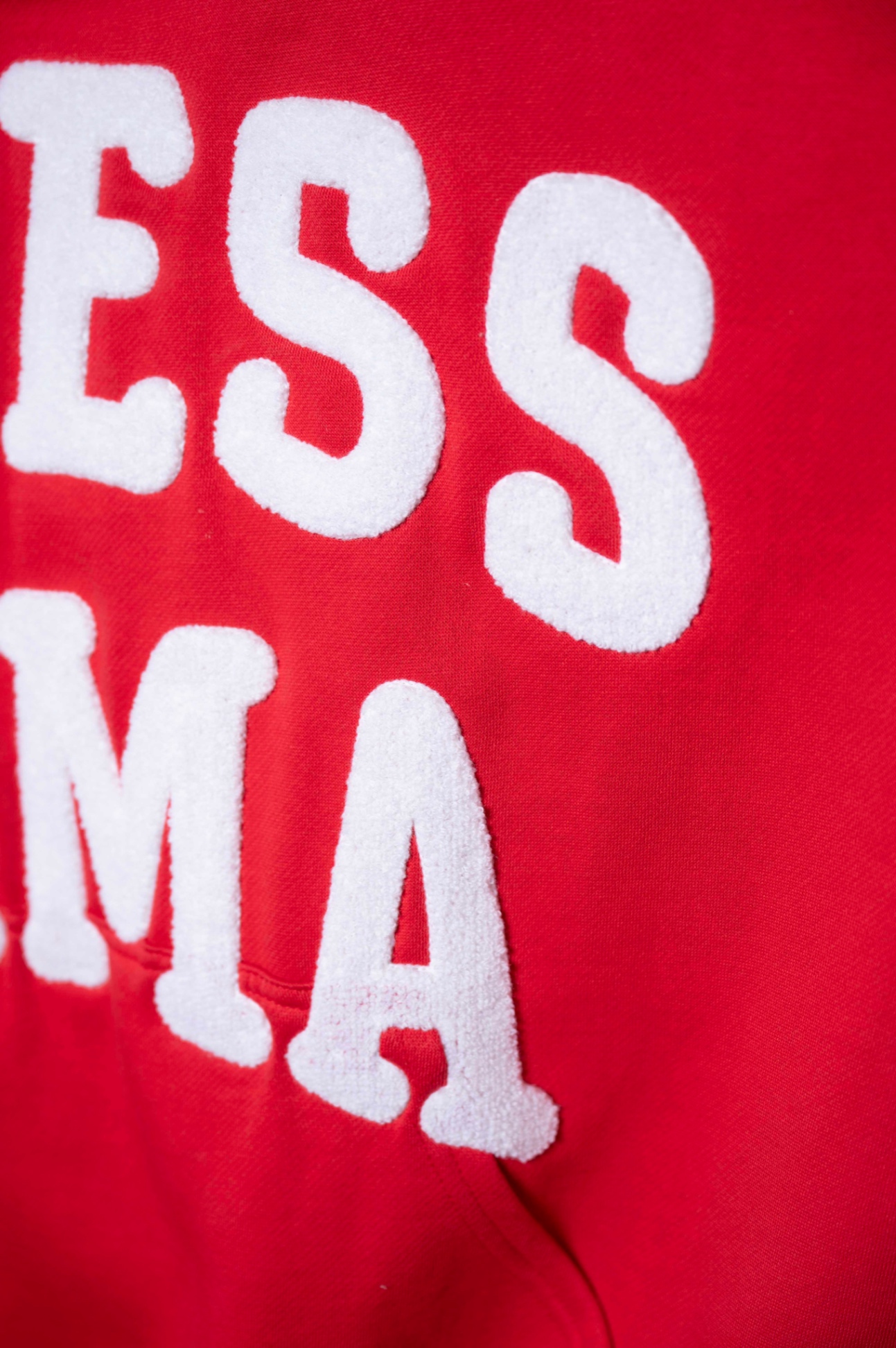 SSMA EMBROIDERY HOODIE - RED