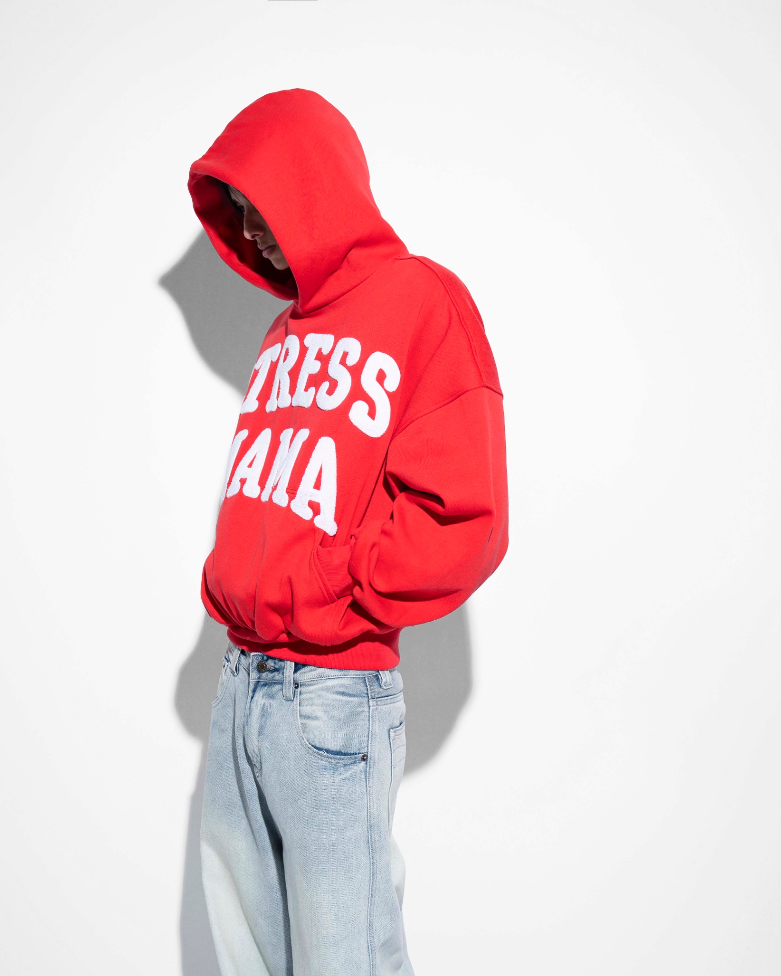 SSMA EMBROIDERY HOODIE - RED