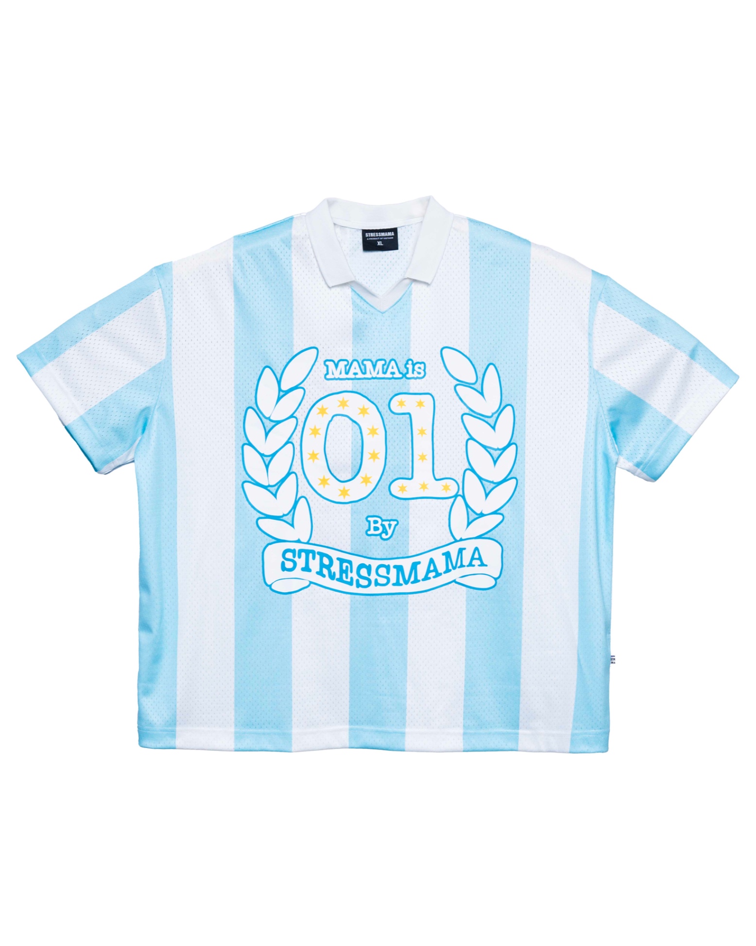 SSMA 01 MESH T-SHIRT - BLUE